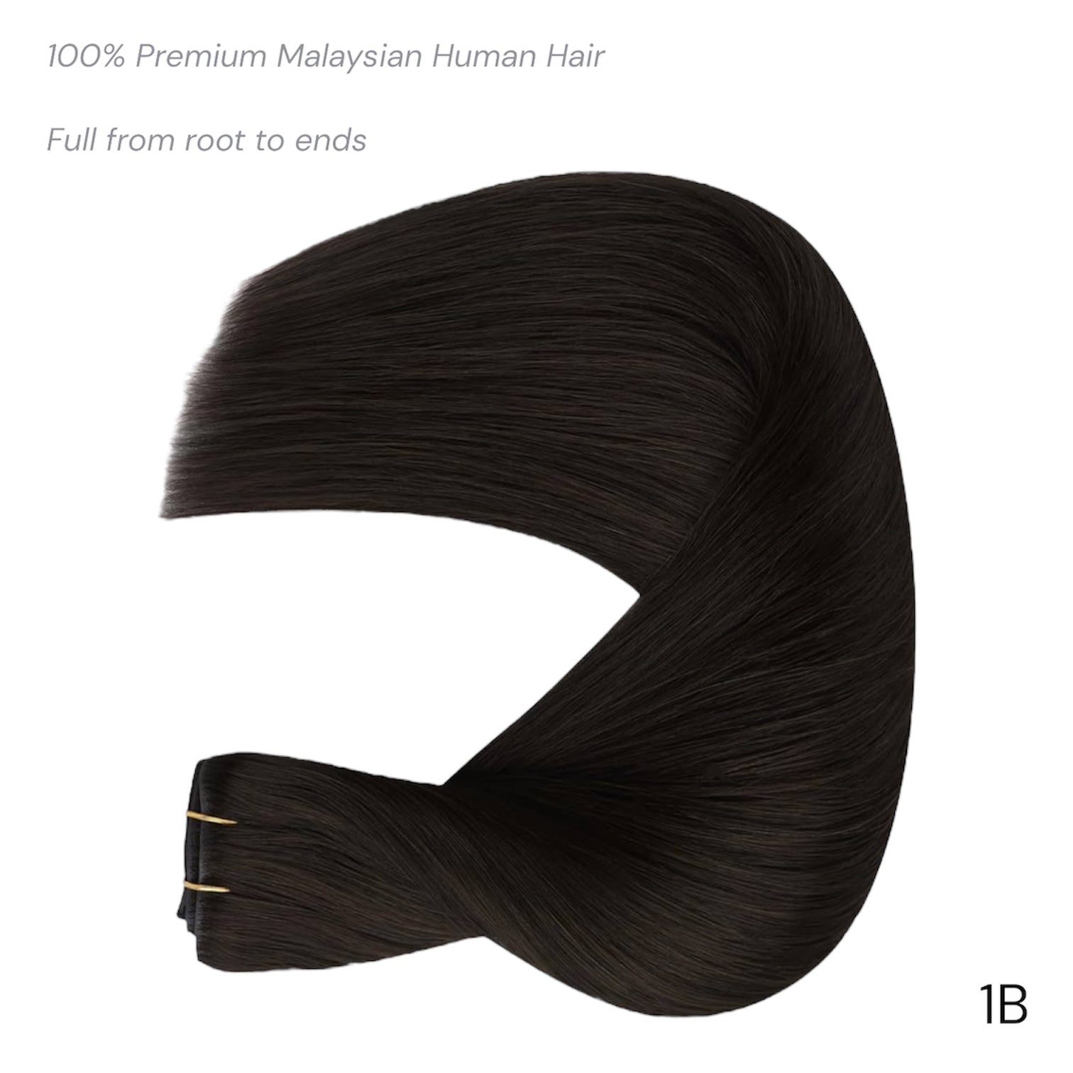 Deluxe Malaysian Invisible Edge Clip In Extensions